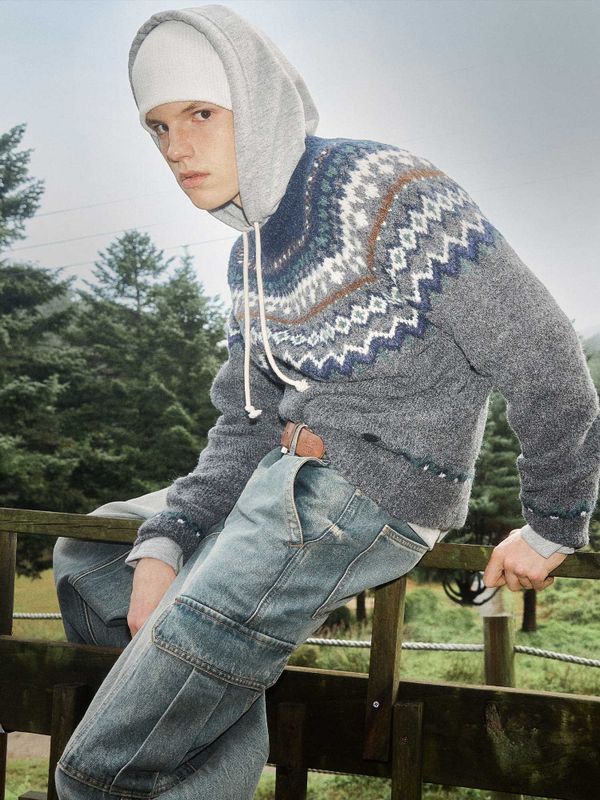 Fair Isle Pullover(U)