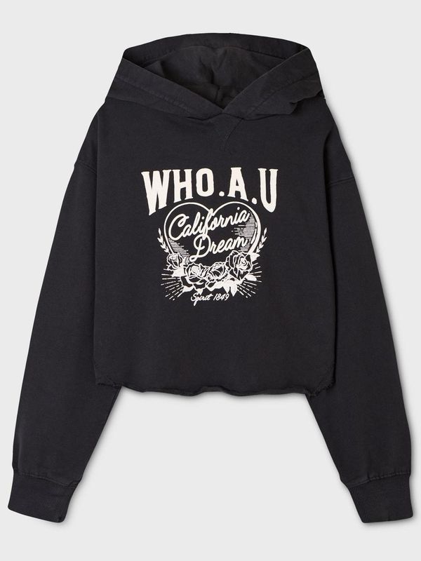 WHOAU Áo nỉ Vintage Crop Hoodie (F)_WHMHGB921U