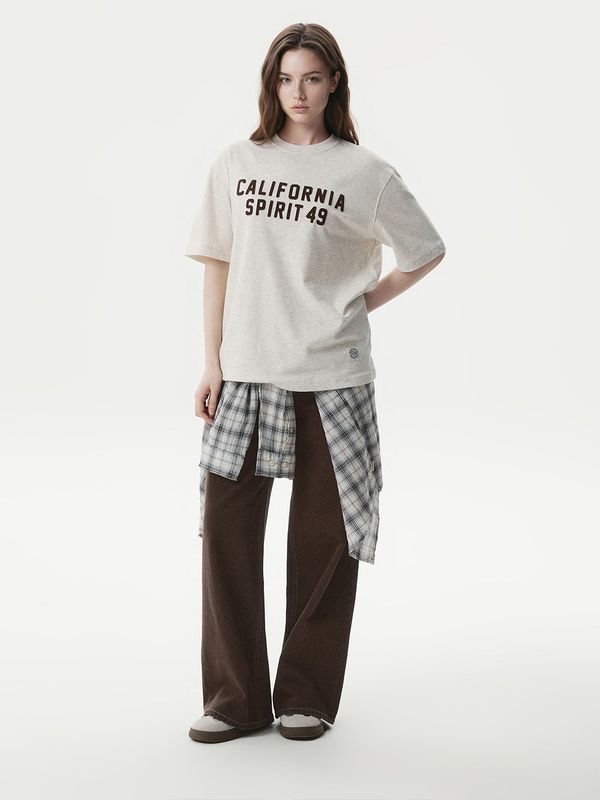 WHOAU Áo thun Campus Patch T-shirt_WHRAG2422U
