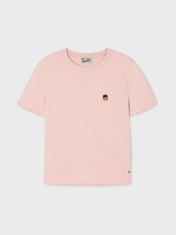 WHOAU Áo thun nữ Steve Head Patch T-shirt(Crop Fit)_WHRAG2322F