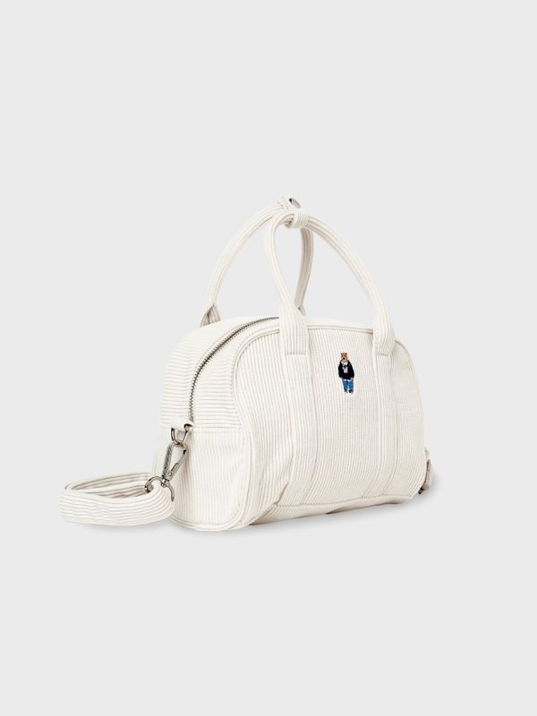 WHOAU Túi xách Corduroy Boston Tote Bag_WHBGF4T24A