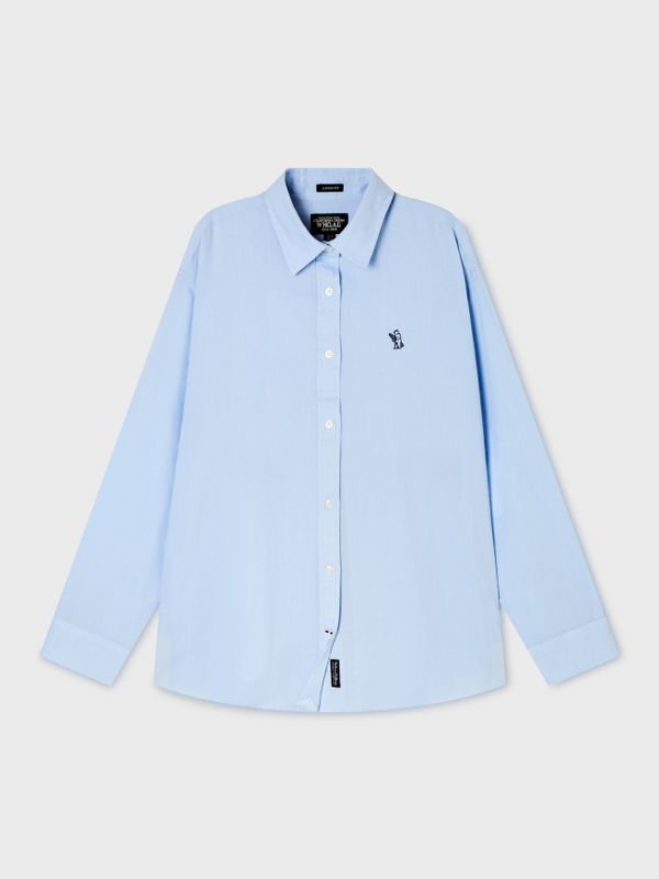 WHOAU Áo sơ mi nữ Surf Bear Linen Shirts(F)_WHYAG2542F