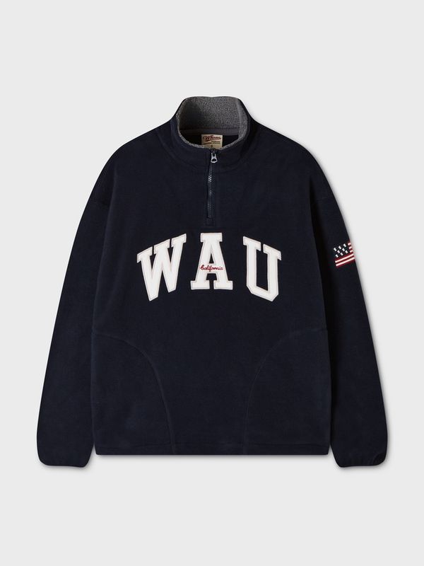 WHOAU Áo khoác nỉ Patch Fleece Half Zip-up_WHMAGBV21U