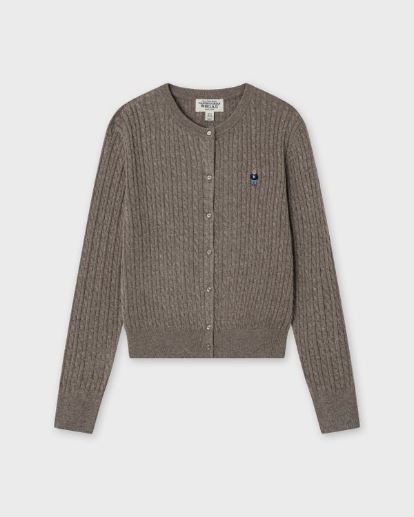 WHOAU Áo len Steve High Gauge Wool Cable Cardigan_WHCKGB912F