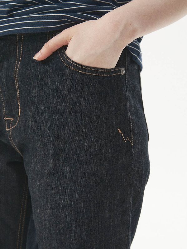 WHOAU Quần jean nữ Slim Bootscut Denim(F)_WHTJG2423F