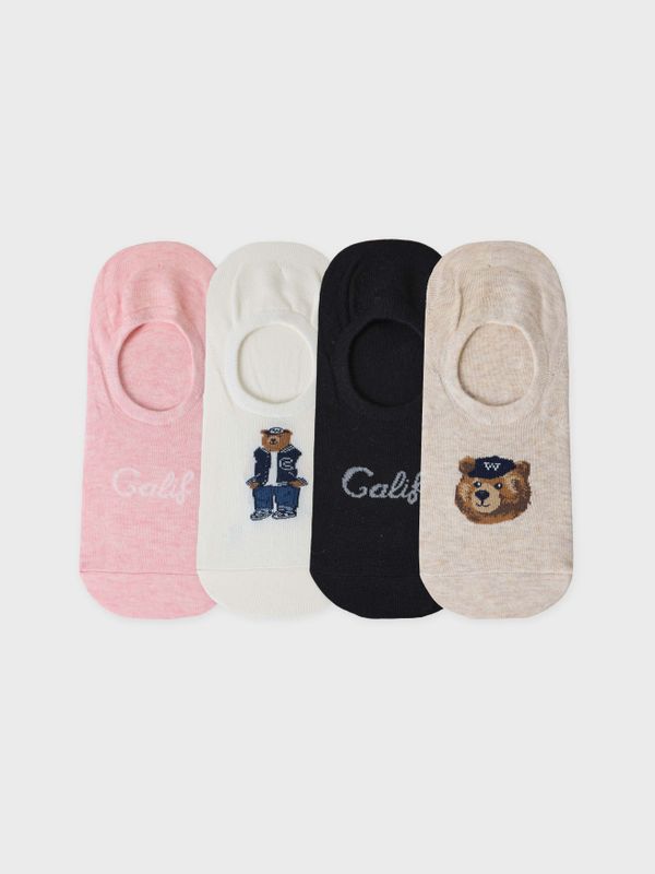 WHOAU Tất [4PACK] Steve Fake Socks_WHAYF4913A
