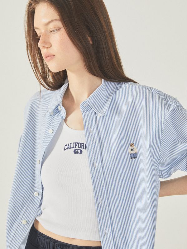 Steve Seersucker Short Sleeve Shirts_WHYWF2521U