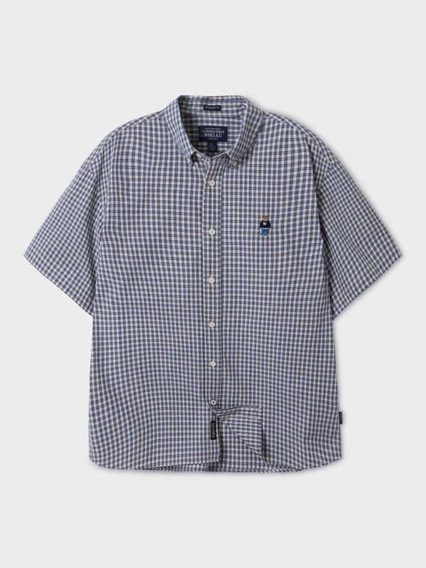 Steve Short Sleeve Check Shirts_WHYWF2512U