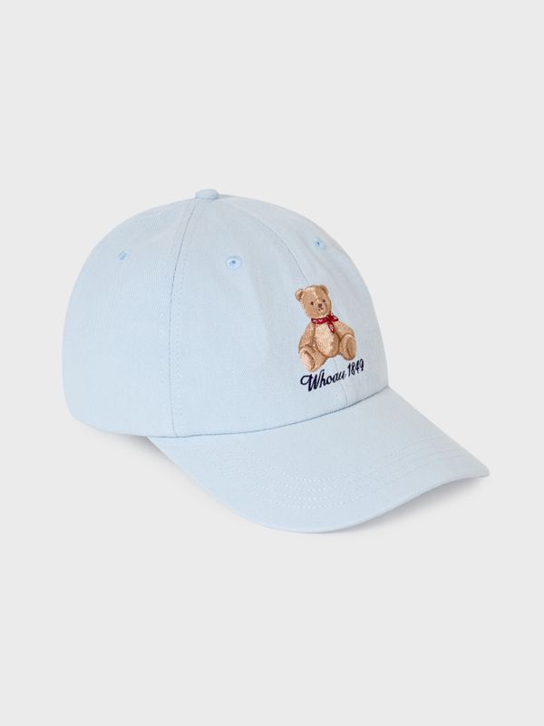 WHOAU Mũ lưỡi trai Bear Embroidery Ball Cap[B]_WHACG2351A