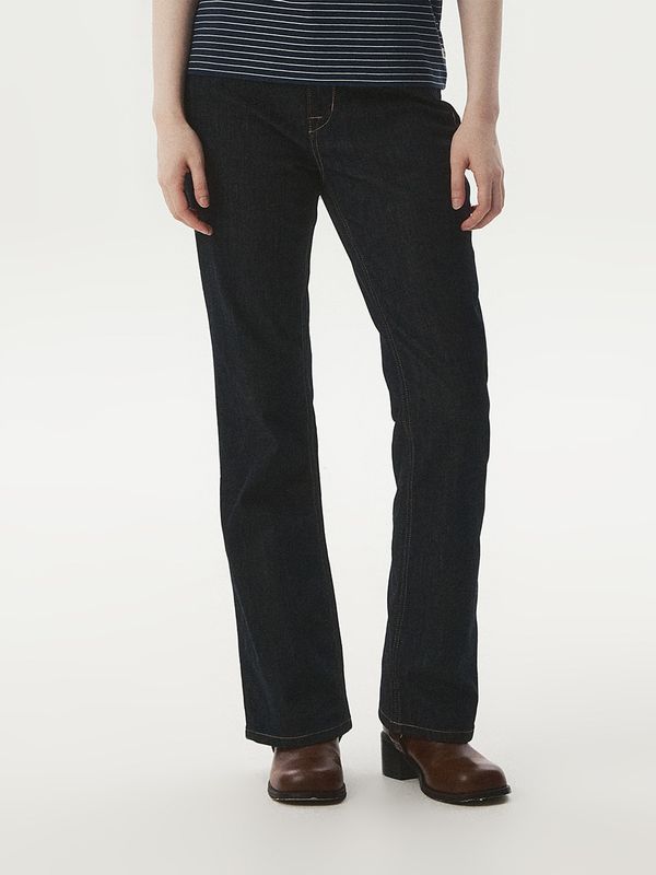 WHOAU Quần jean nữ Slim Bootscut Denim(F)_WHTJG2423F