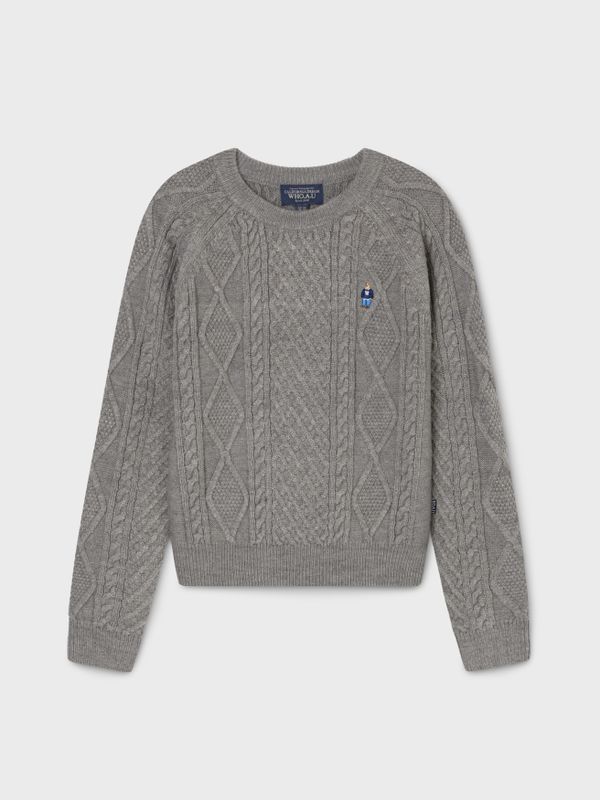 WHOAU Áo len nữ Steve Aran Cable Sweater(F)_WHKAF4T12F