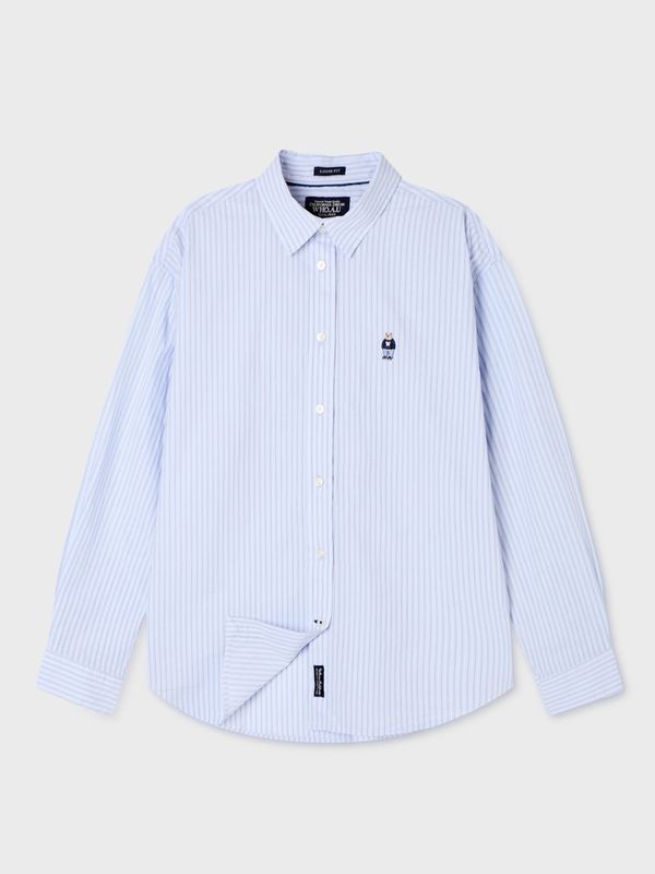 WHOAU Áo sơ mi nữ Steve loose fit shirt (F)_WHYAGB721F