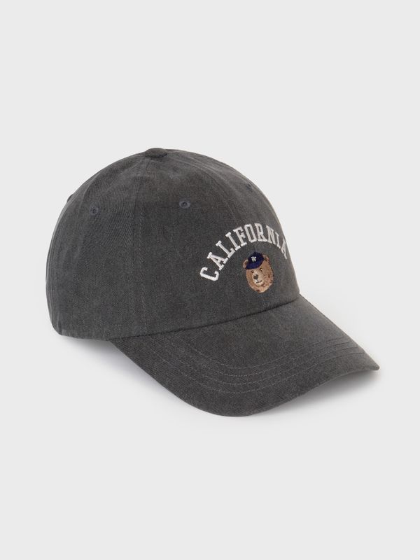 WHOAU Mũ Steve Head Embroidery Washed Ball Cap_WHACG1112A