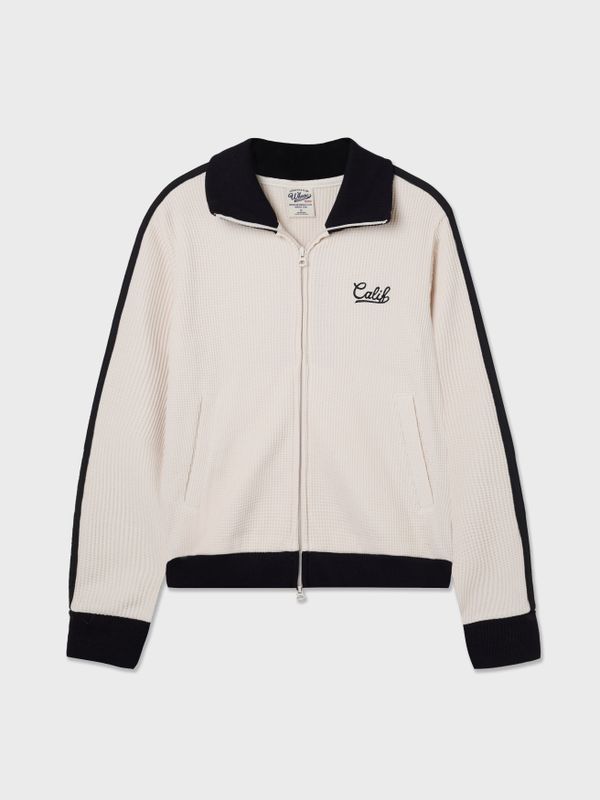 Sporty Line Waffle Zip-up(F)_WHMZF4891F