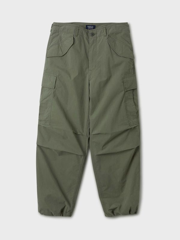 Cotton Nylon Cargo Pants(U)