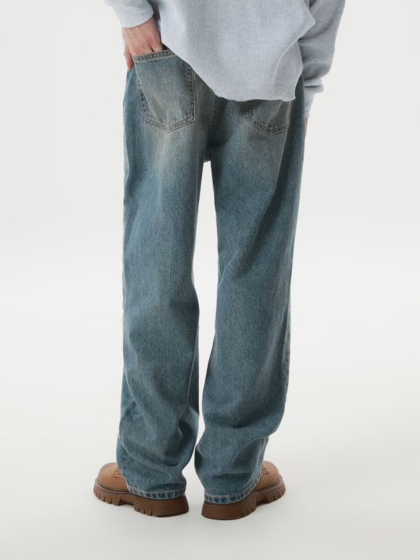 Wide Denim Pants (M)