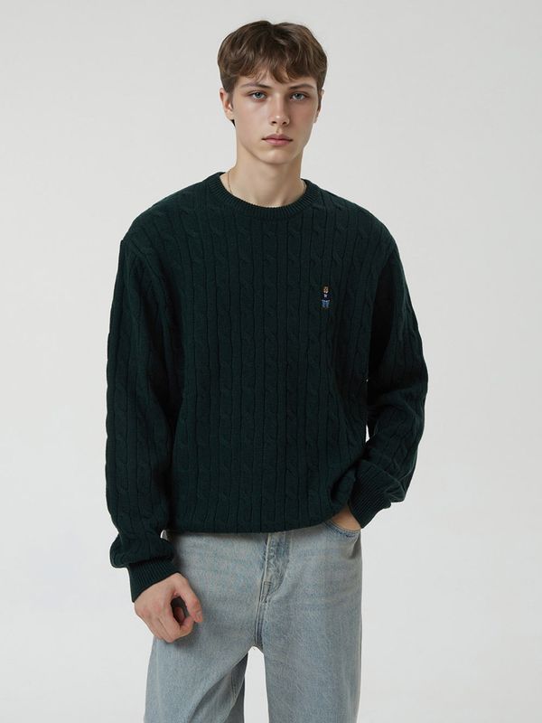 Steve Cable Sweater(U)_WHKAF4911U