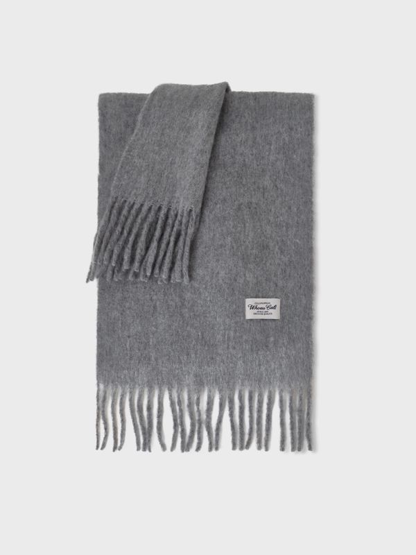 WHOAU Khăn choàng Oversized Hairy Muffler_WHAMF4T31A