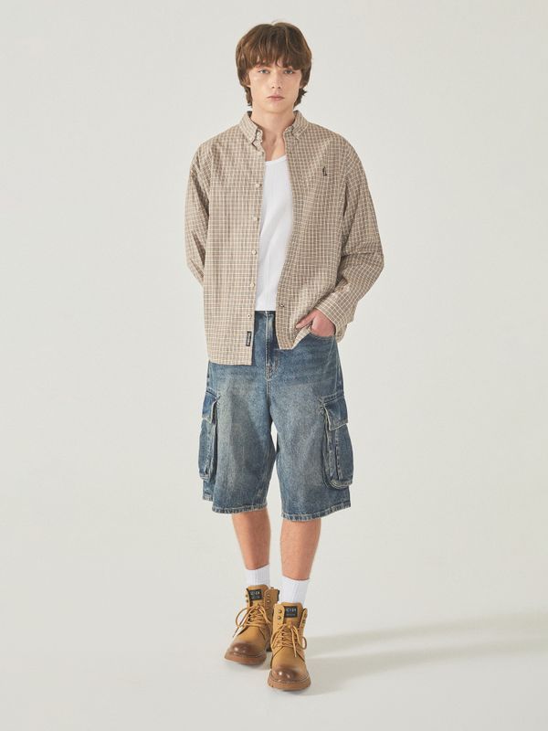 Loose-fit Check Shirts (U)_WHYCF3733U