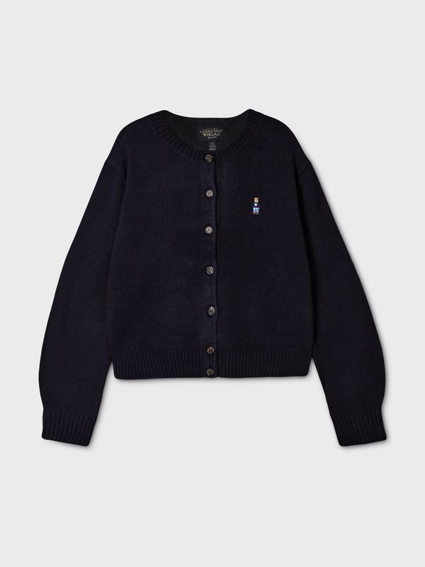 WHOAU Áo len Steve R-neck Cardigan_WHCKGB923F