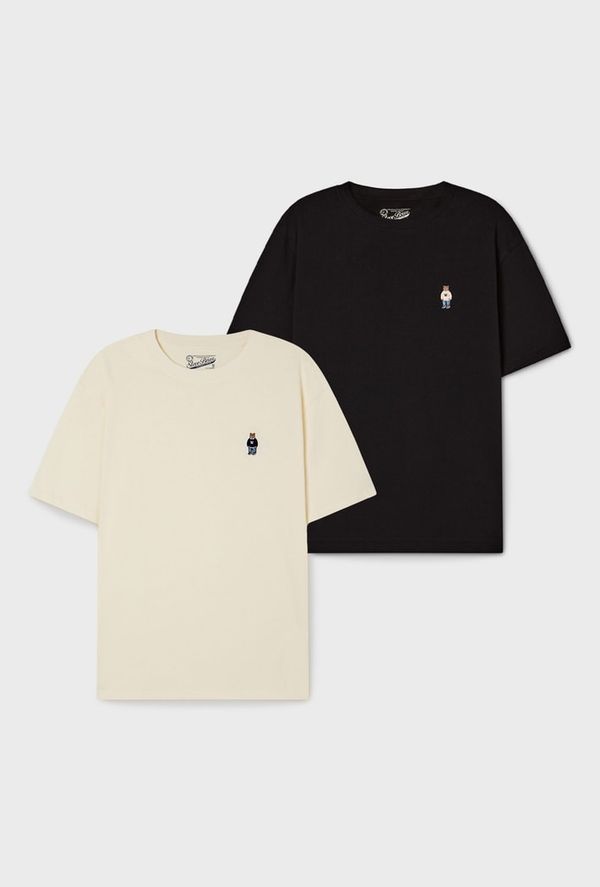 WHOAU Áo thun (2PACK)Steve Solid T-shirt[B]_WHRAG3751U