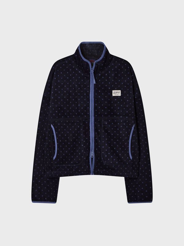 WHOAU Áo khoác lông cừu Pattern Fleece Zip-up(F)_WHMZGBV41F