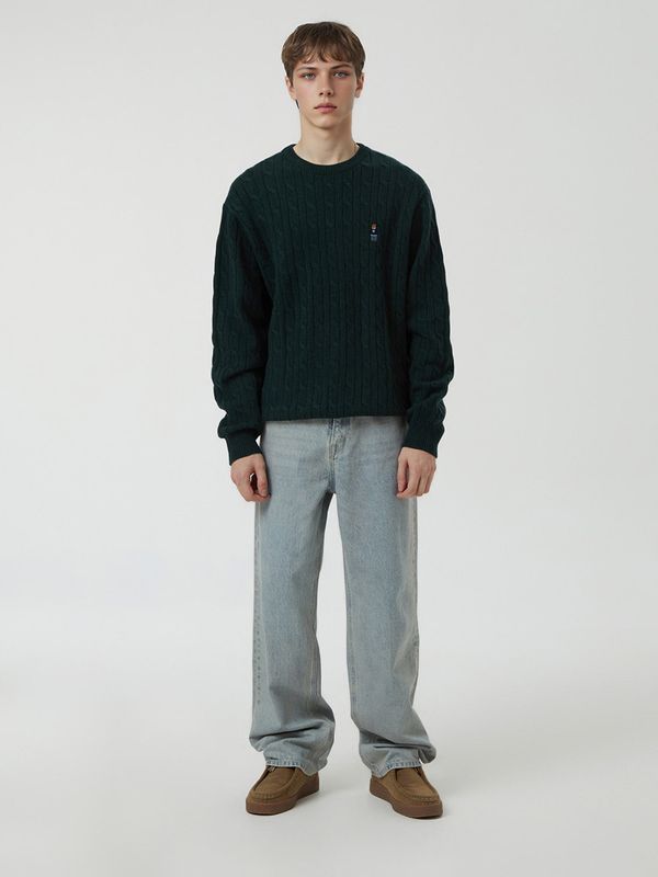 Steve Cable Sweater(U)_WHKAF4911U