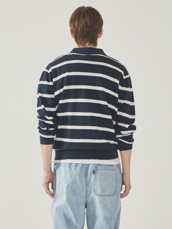 Color Stripe Sweater(U)_WHKAF2356U