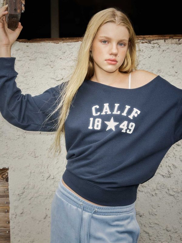 Cali Raw Cut Sweatshirt(Loose Fit)