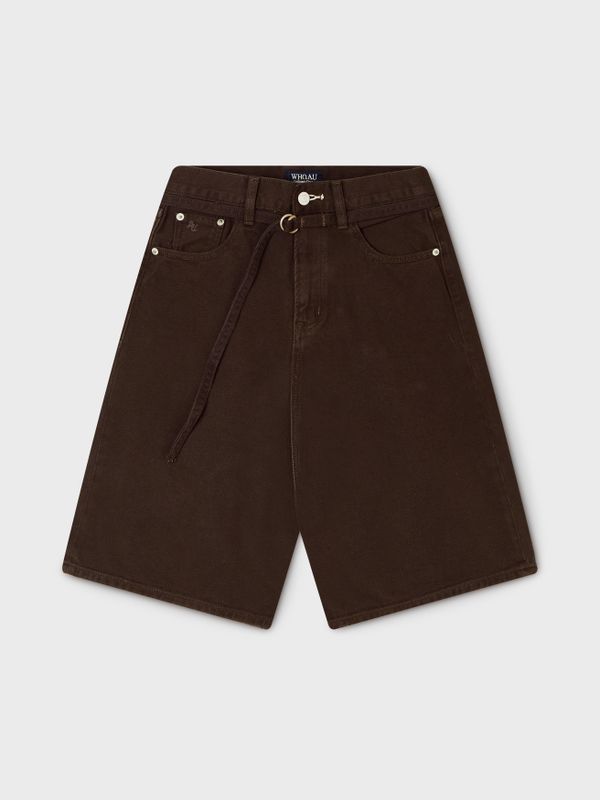 WHOAU Quần ngắn nữ Bermuda Denim Shorts(F)_WHTJG2443F
