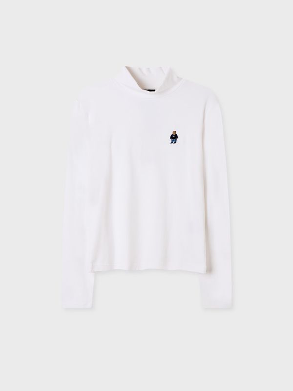 WHOAU Áo thun nữ tay dài Steve Turtleneck T-shirt_WHLAG4T51B