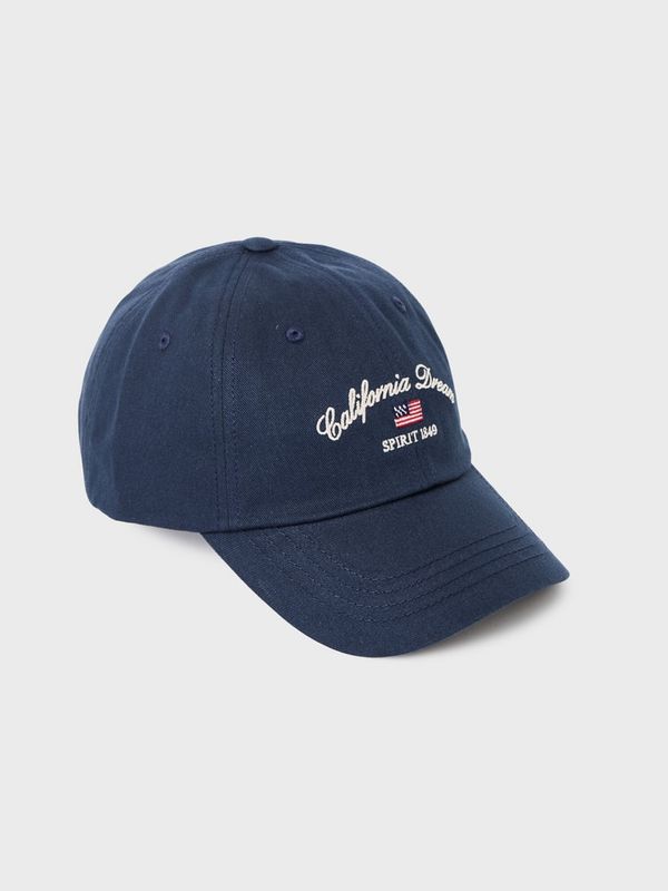 WHOAU Mũ lưỡi trai Washed Lettering Ball Cap_WHACGB913A