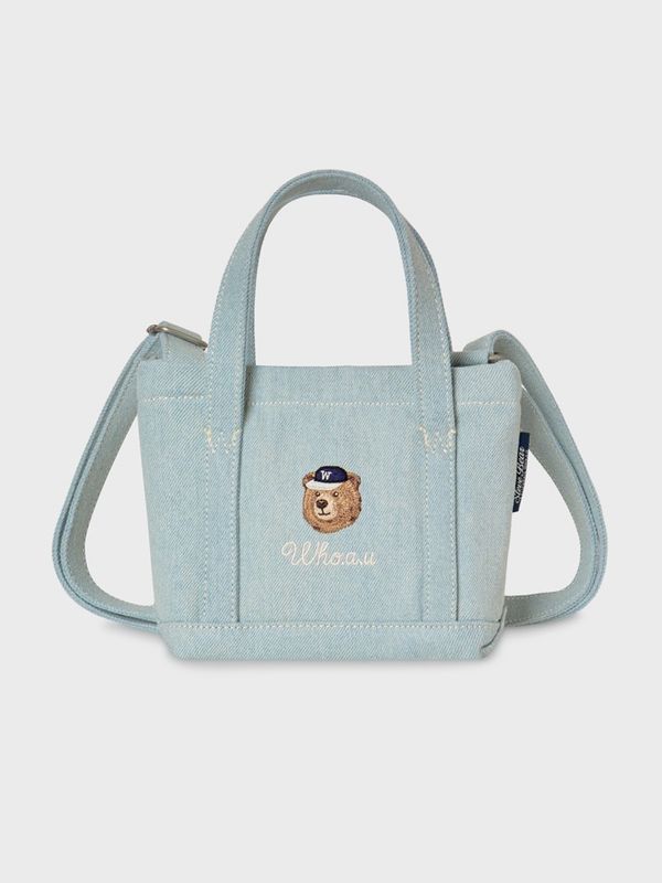 WHOAU Steve Denim Mini Tote Bag_WHBGG2323A