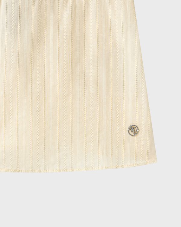 WHOAU Áo kiểu nữ Puff Sleeve Shirt_WHBLG2521B
