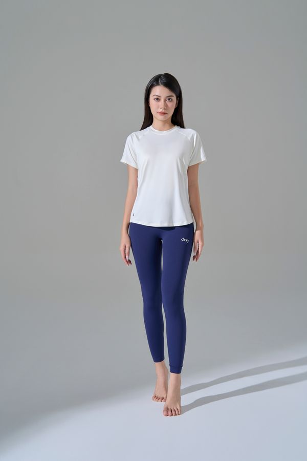 Áo thun ôm tay ngắn DXXY Be/Trắng/Hồng - Refresh Raglan Short Sleeve Tee (season 2)