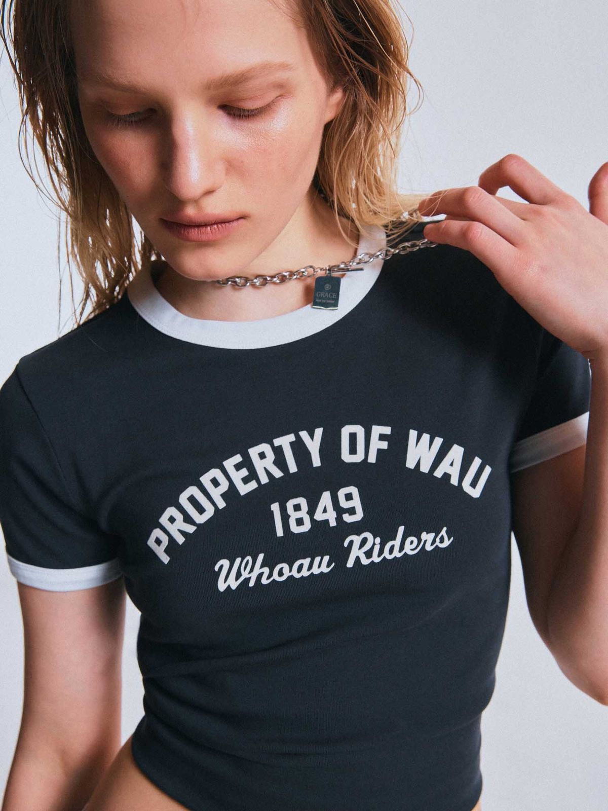 Biker Ringer T-shirt(F)_WHRAF3891F