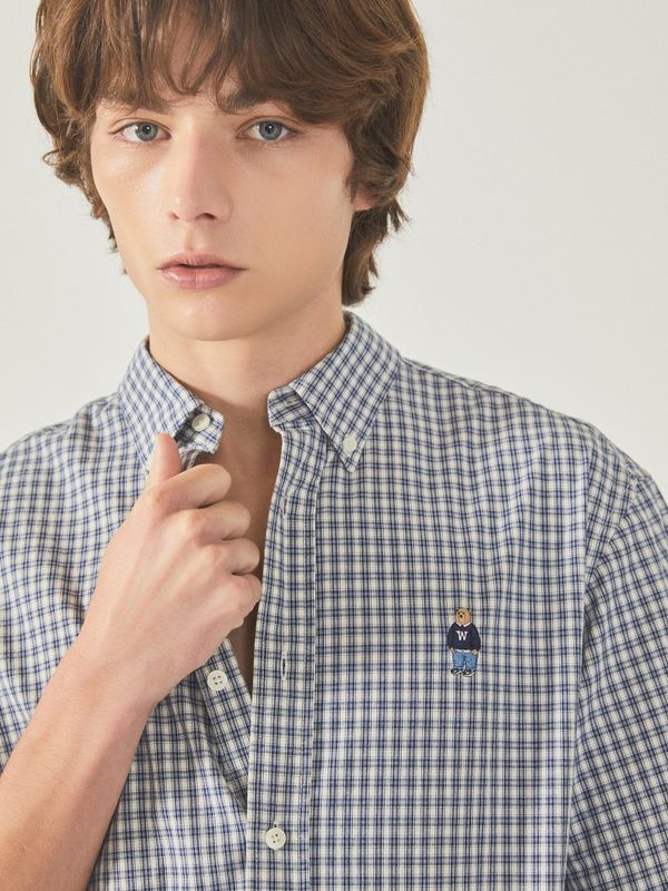 Steve Short Sleeve Check Shirts_WHYWF2512U