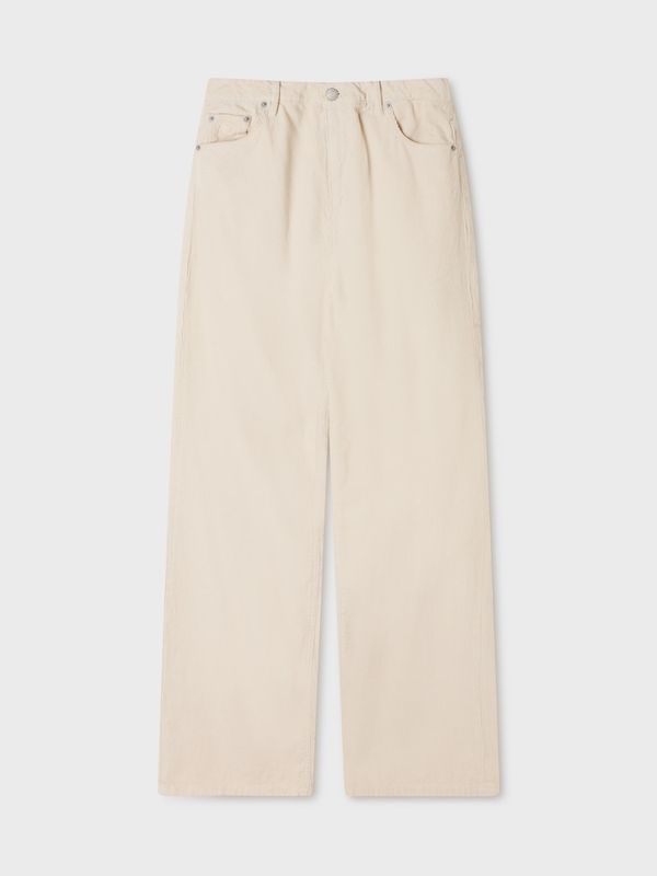 WHOAU Quần dài nữ Corduroy Wide Pants (F)_ WHTAGBT21F