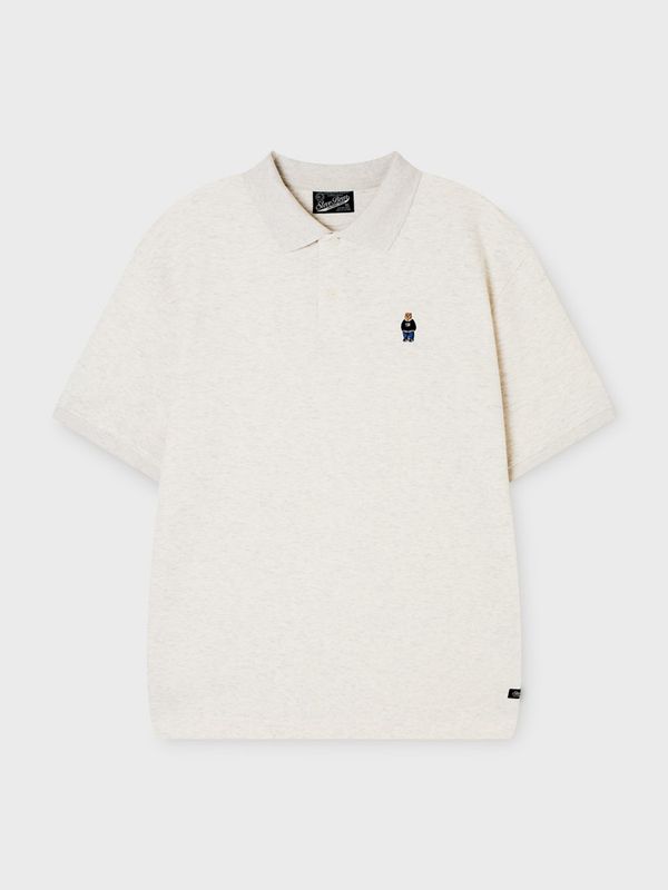 WHOAU Áo thun Steve Collar T-Shirt_WHHAG2411U