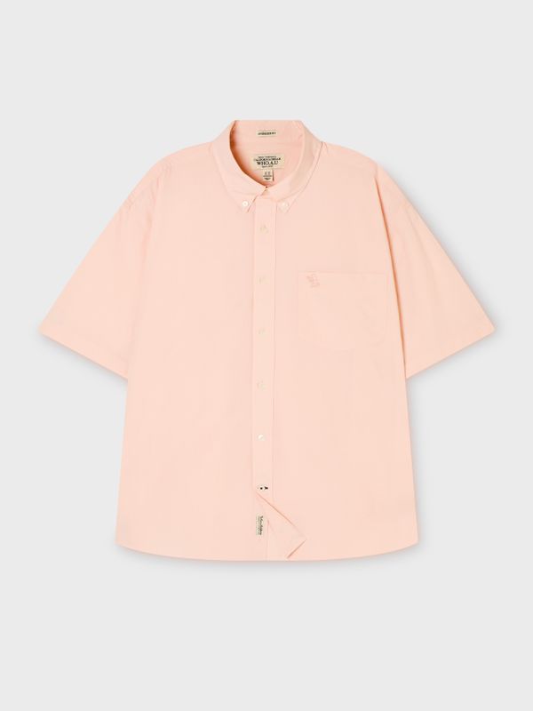 WHOAU Áo sơ mi UNISEX Surf Bear Cotton Shirts(U)_WHYWG2541U