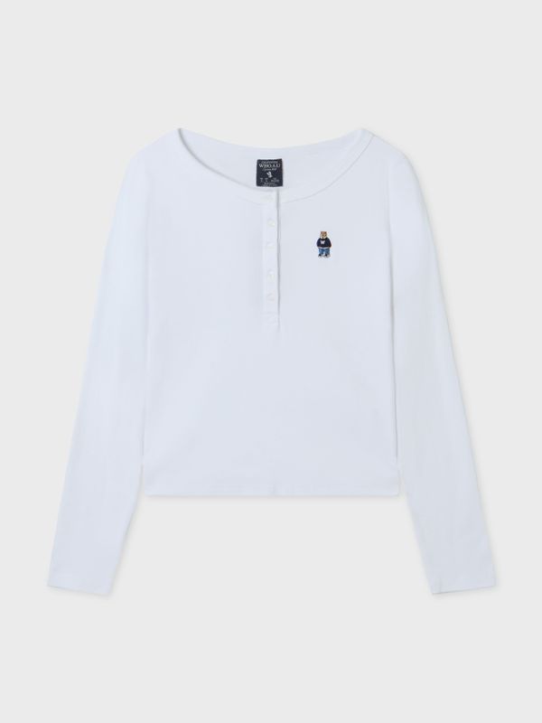 Steve Ribbed Henry Neck T-shirt[B]_WHLAF4952F