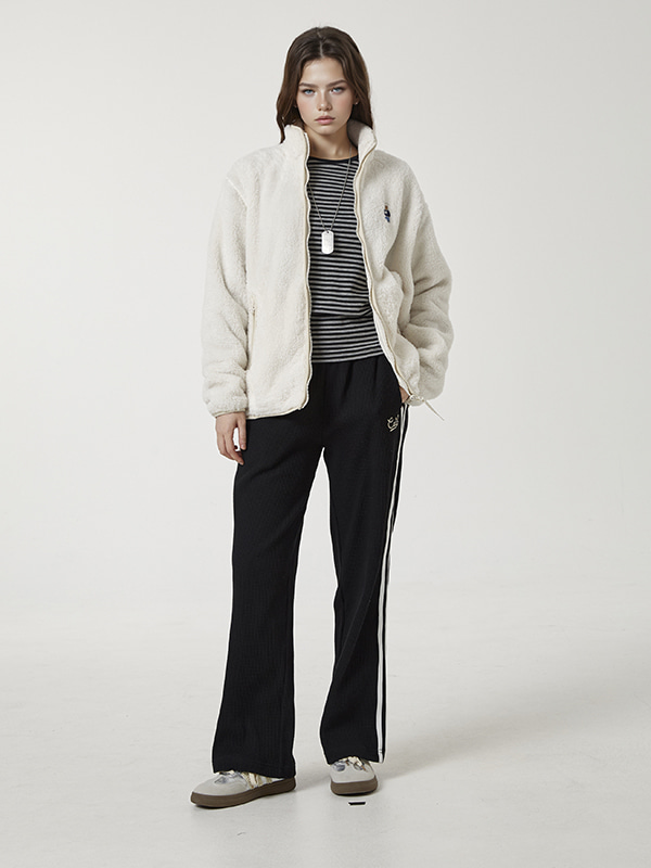 WHOAU Áo lông Steve Fur Fleece Zip-Up_WHMZF4V21U