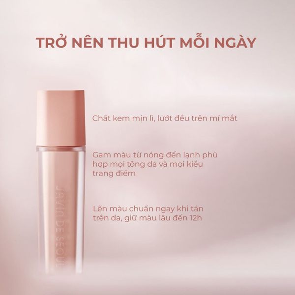 [TONE HỒNG BABY] Combo 2 Phấn Mắt Dạng Kem Wink Eye Shade Primer, Mịn Lì