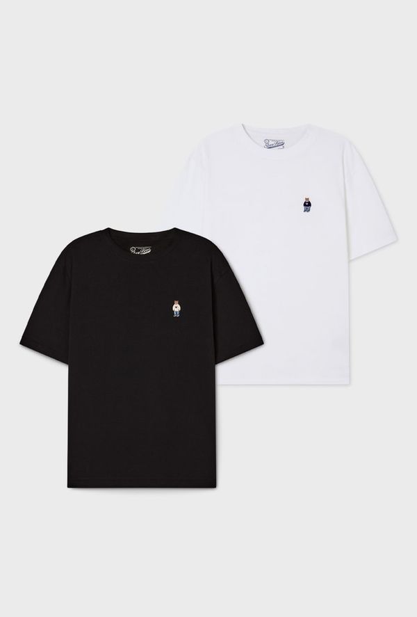 WHOAU Áo thun (2PACK)Steve Solid T-shirt[B]_WHRAG3751U