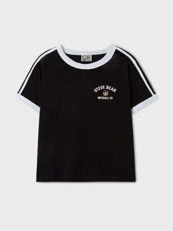 Steve Track Line Ringer T-shirt[B]_WHRAF3753F