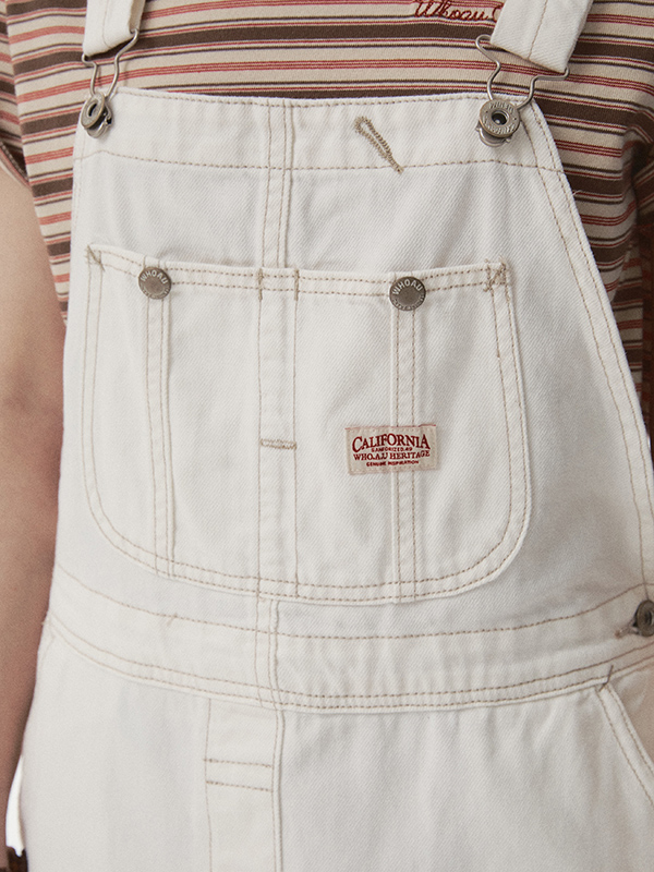 WHOAU Yếm nữ Cool Denim Overalls One piece_WHOJG2531F