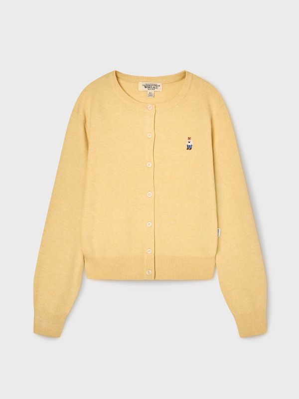 WHOAU Áo len nữ Steve Rayon R-neck Cardigan _WHCKG2342F