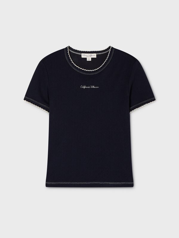 Feminine Picot T-shirt