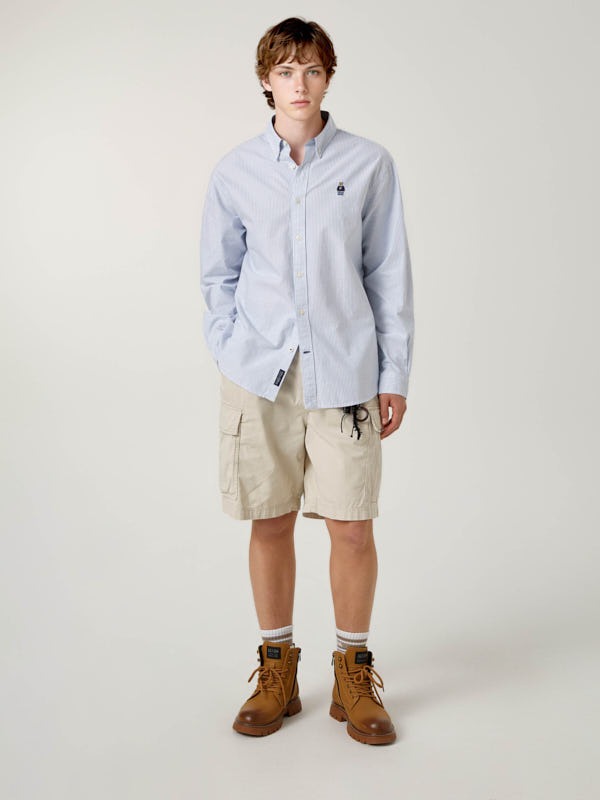 WHOAU Áo sơ mi UNISEX Steve Oxfort Shirts_WHYWG2311U