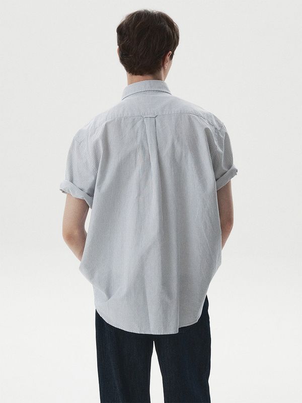 WHOAU Áo sơ mi UNISEX Steve Oxford Short Sleeve Shirts_WHYWG2511U